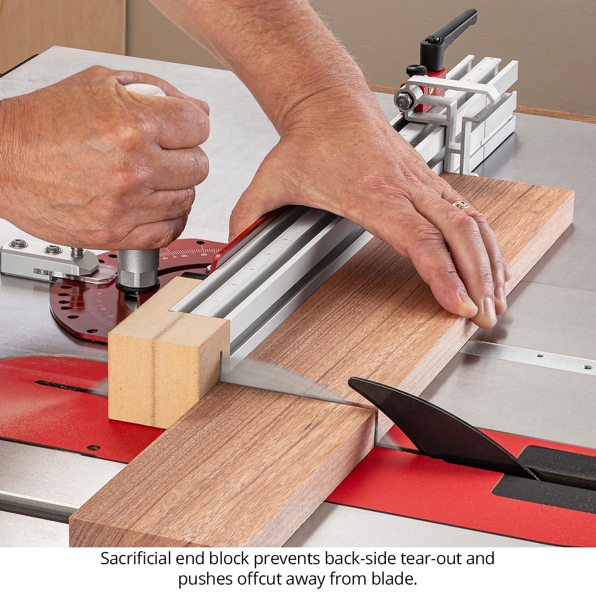 Miter Gauge with Flip Stop and Miter Bar V80498
