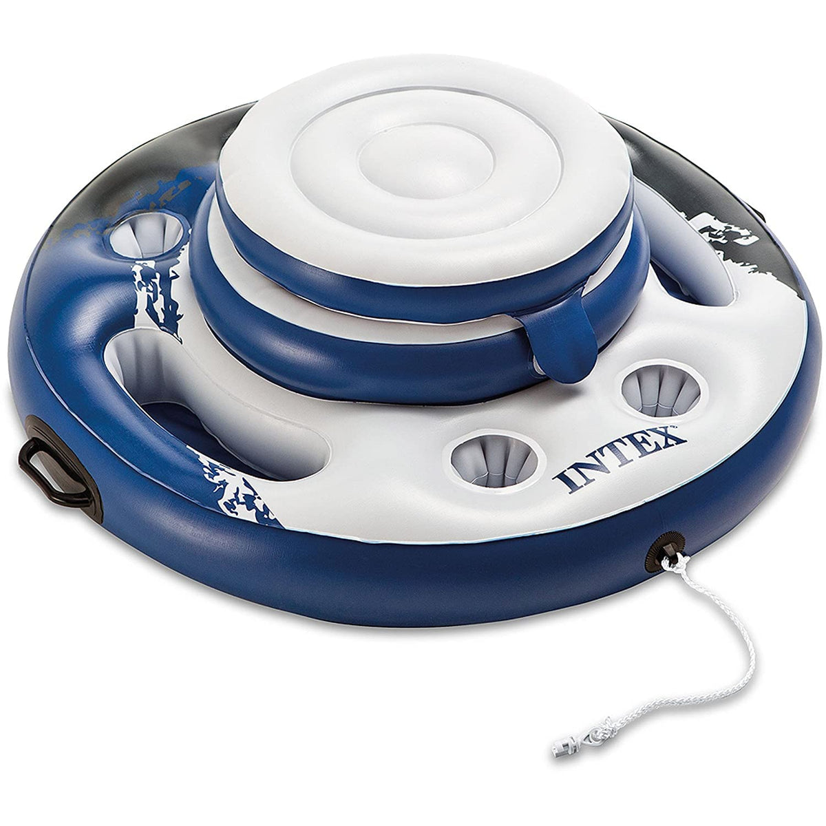 Inflatable Cooler Float with Built-in Cup Holders J46026