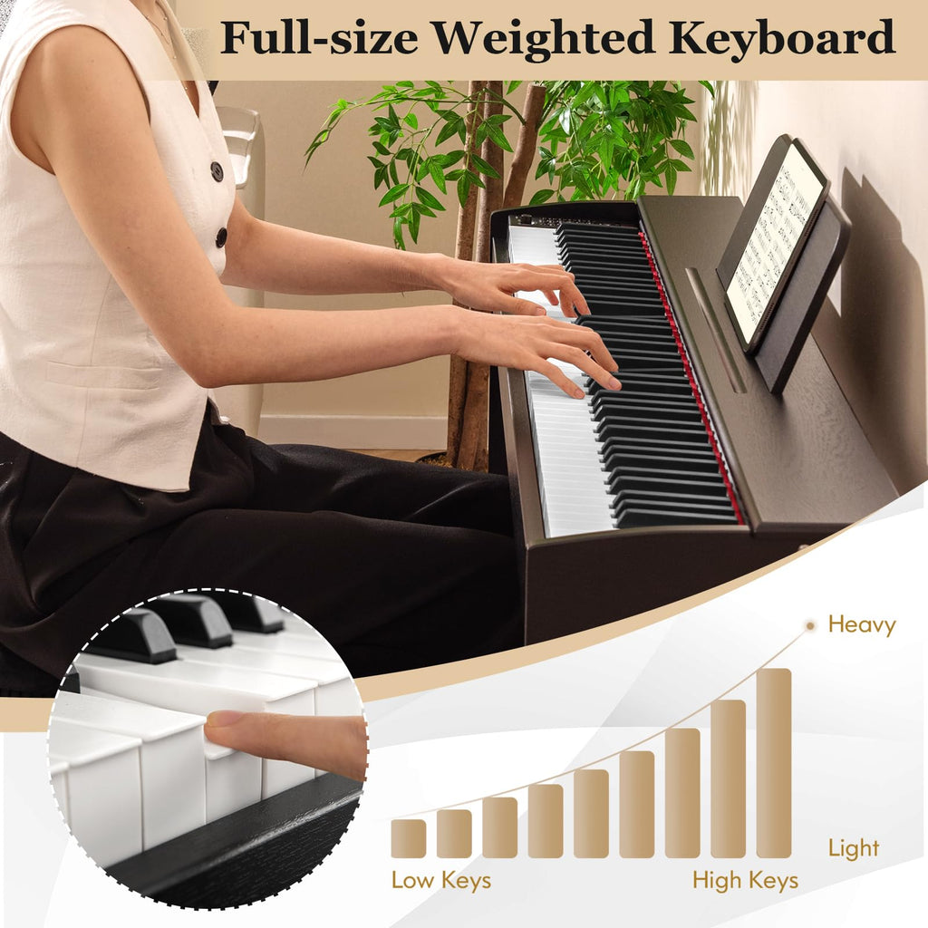 88 Key Weighted Hammer Action Digital Piano N158