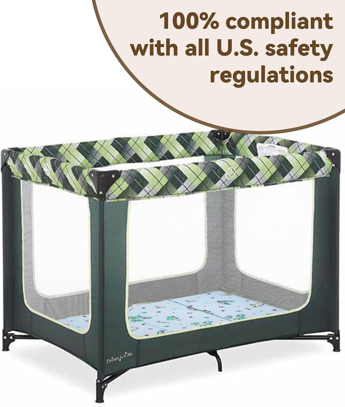 Pack and Play Mattress 38" x 26" Premium Foam M2410