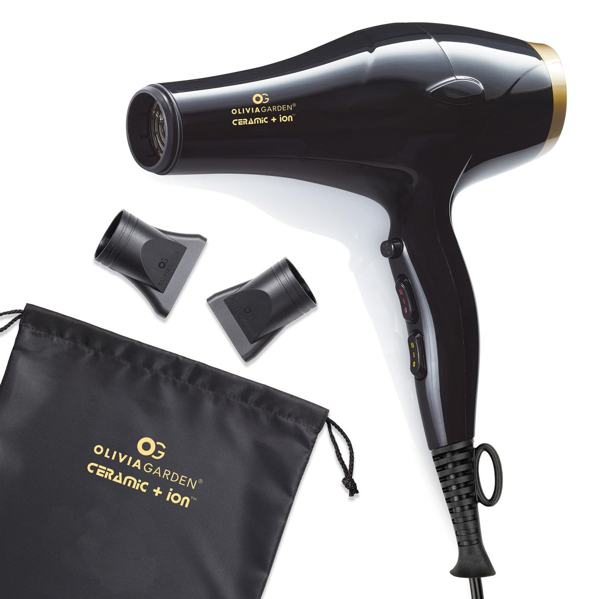1875W Ceramic Ion Hair Dryer with 2 Nozzles E266485
