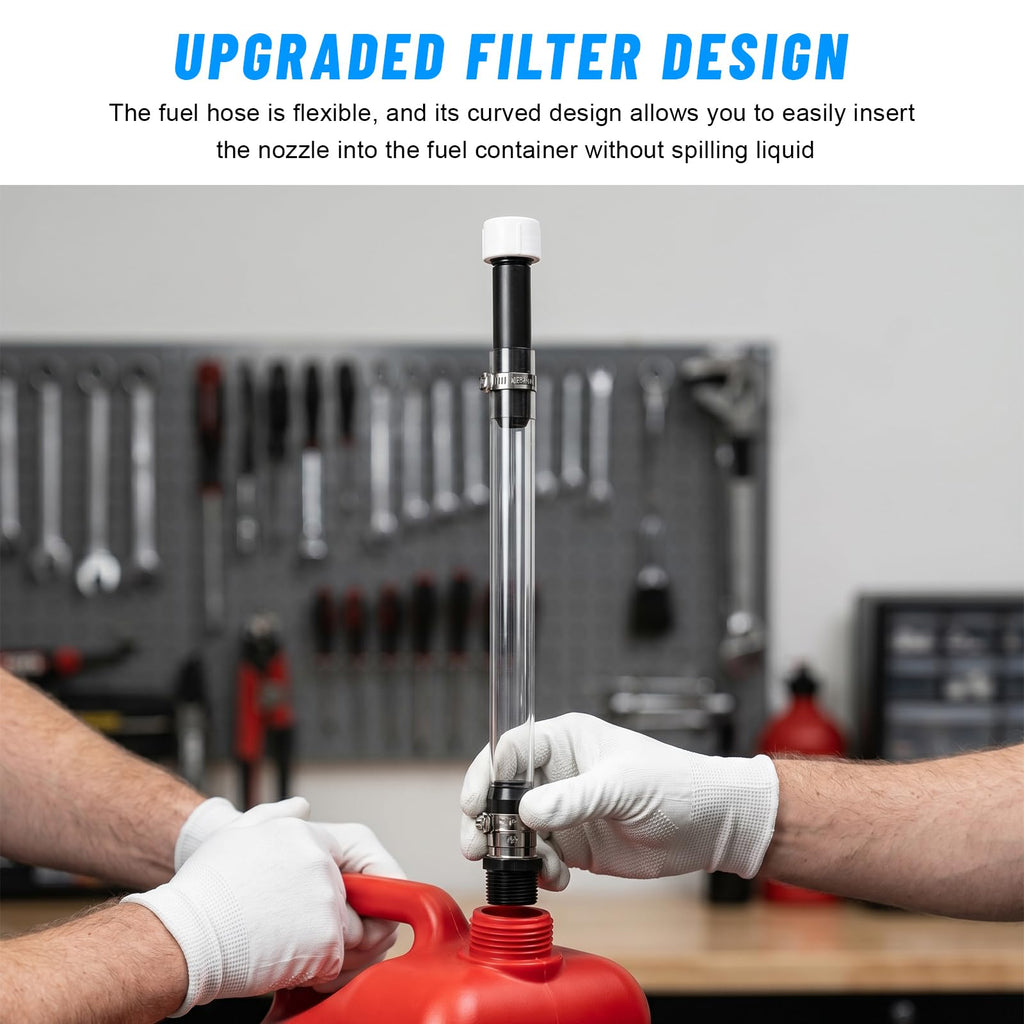 Clear Fuel Jug Hose Replacement U4188