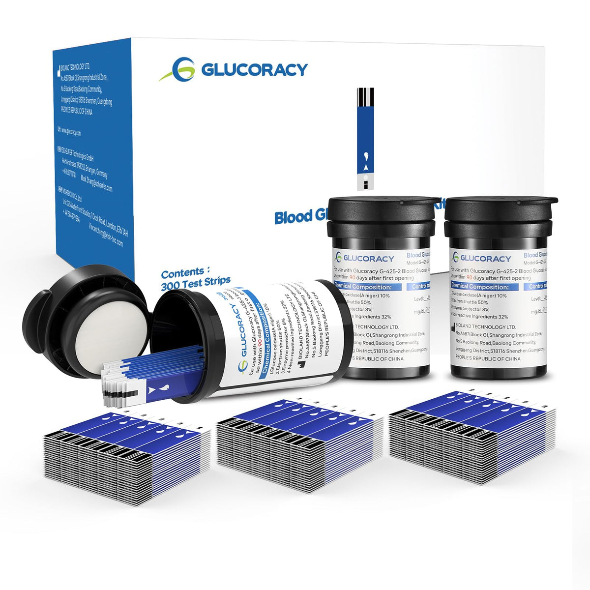 Blood Glucose Test Strips 300 Counts Y6863