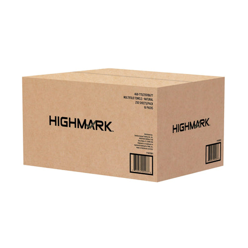 100% Recycled Multifold Paper Towels, Natural, 250 Per Sleeve, Case Of 16 Sleeves G874624