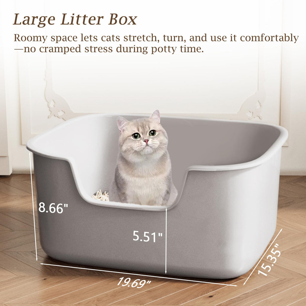 Large High Sides Cat Litter Box T554