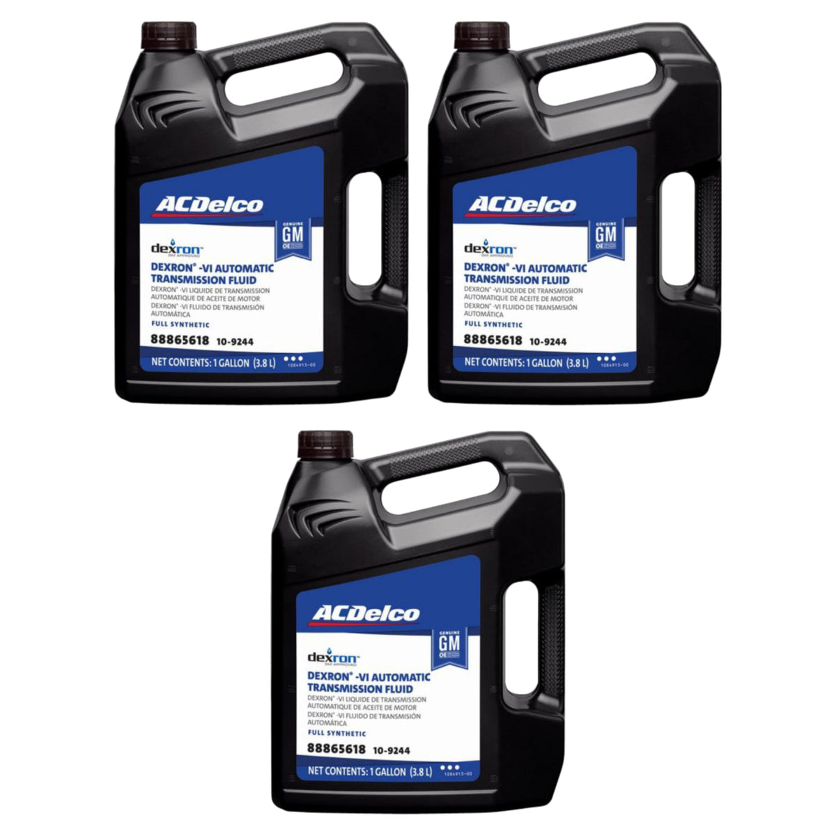 Dexron VI Full Synthetic Automatic Transmission Fluid 1 gal Case of 3 F54496