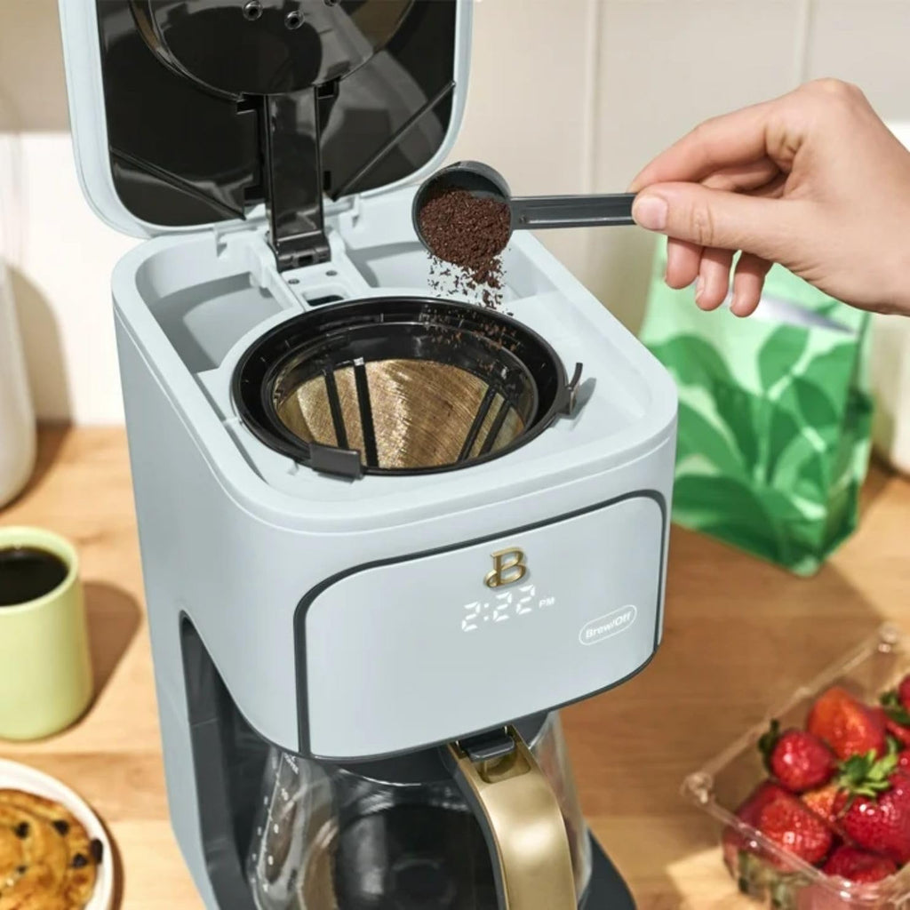 12-Cup Programmable Drip Coffee Maker with 24h Timer H1288