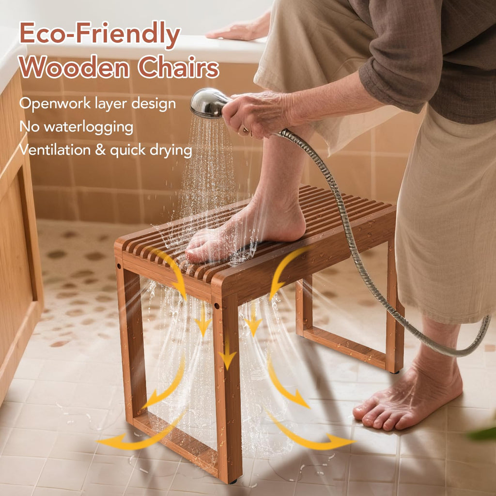 Teak Shower Bench H2560