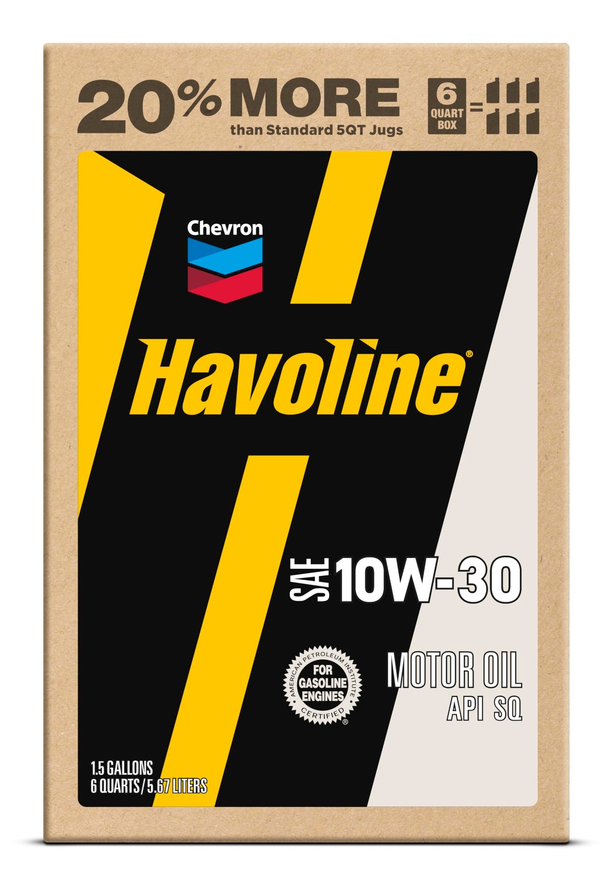 10W-40 Motor Oil 6 Quarts Pack of 2 Z8969