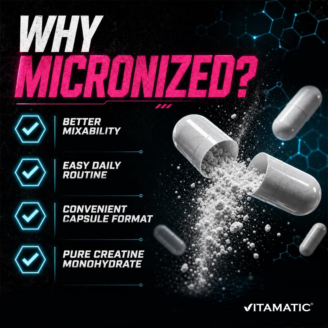 Micronized Creatine Monohydrate 3000 mg 250 Capsules V48910