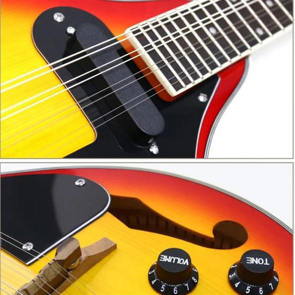 Electric Mandolin 8 Strings Spruce Sunburst Q44811