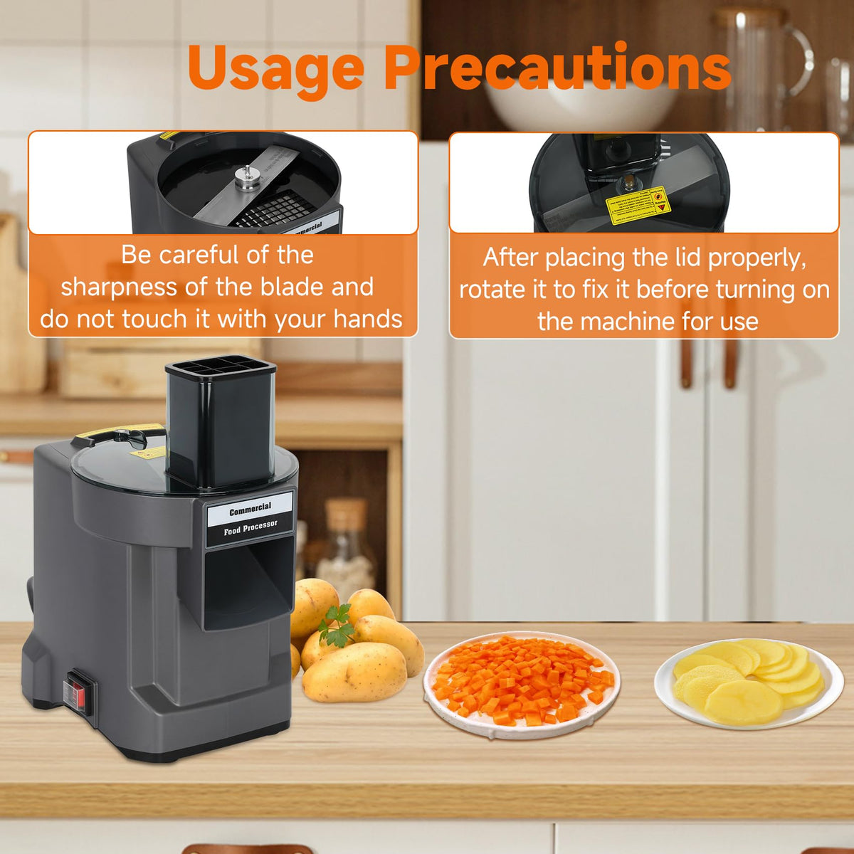 Electric Vegetable Dicer Slicer F516664