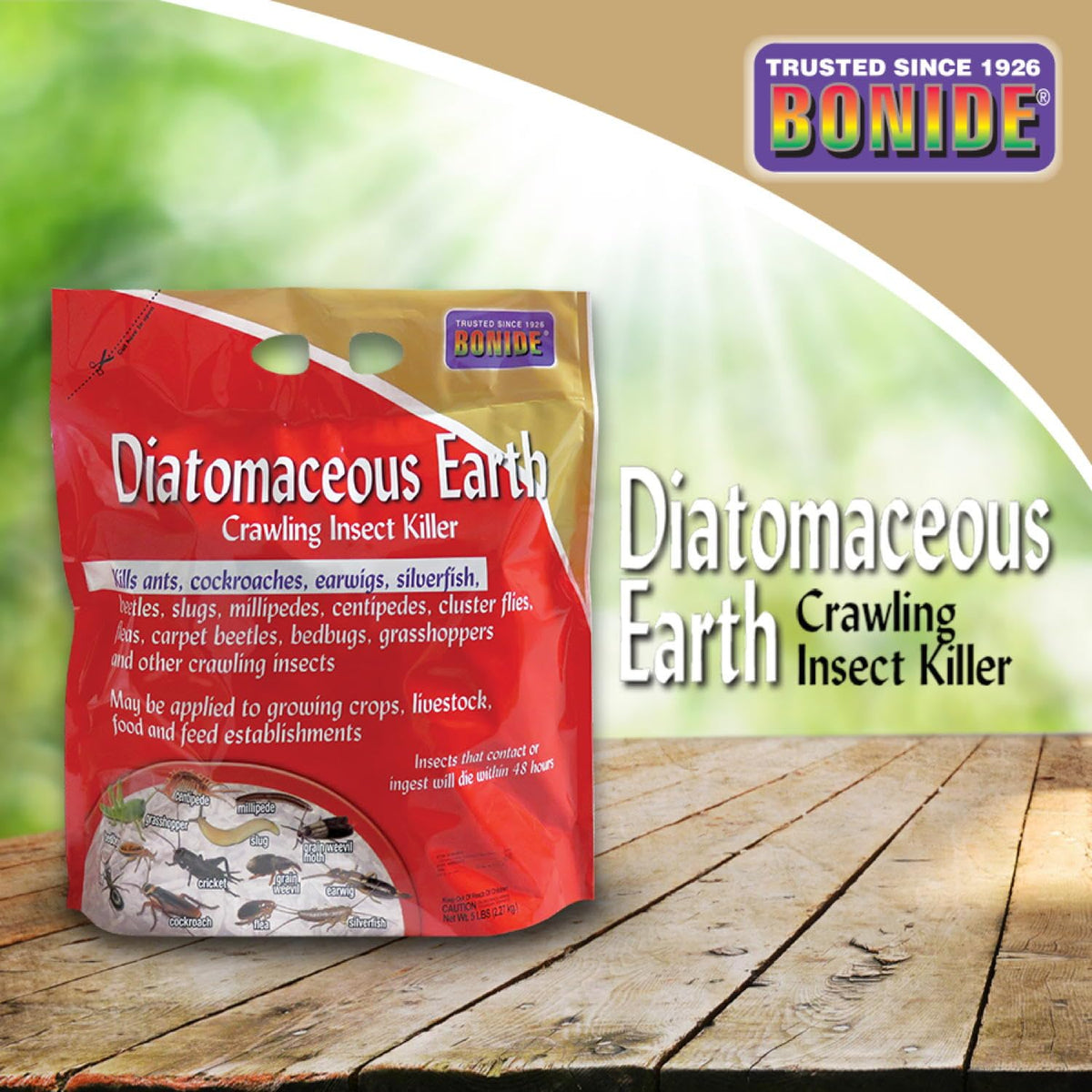 Diatomaceous Earth Crawling Insect Killer 5 lbs W2926