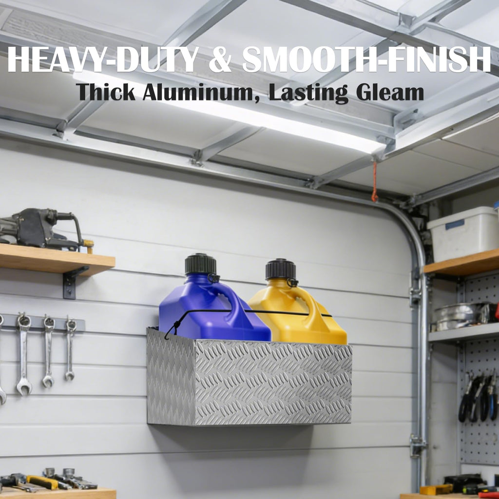 Aluminum Dual Gas Can Holder for 2 Five Gallon Jugs A1287