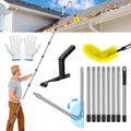 13FT Adjustable Gutter Cleaning Brush Kit with Shovel V97983