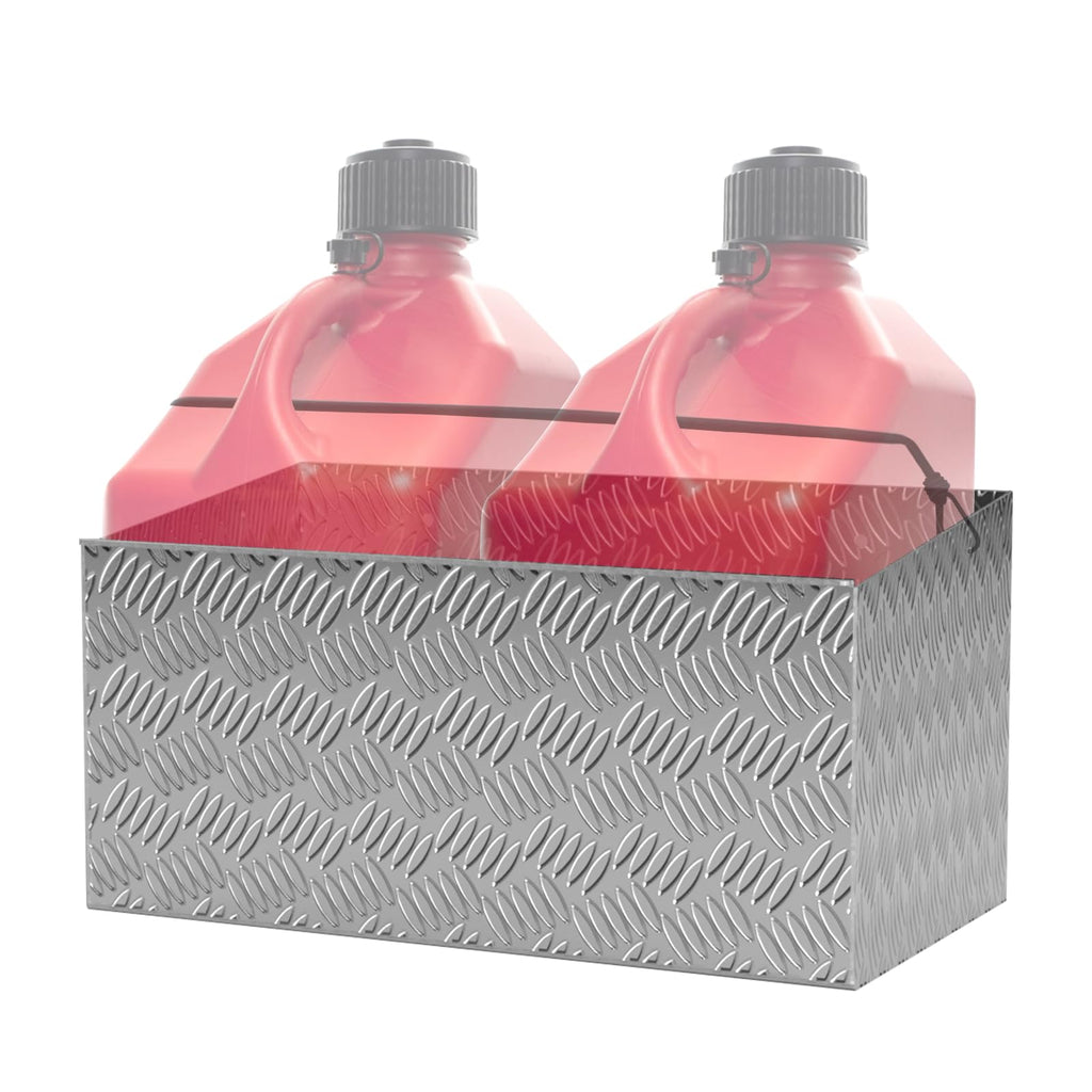 Aluminum Dual Gas Can Holder for 2 Five Gallon Jugs A1287