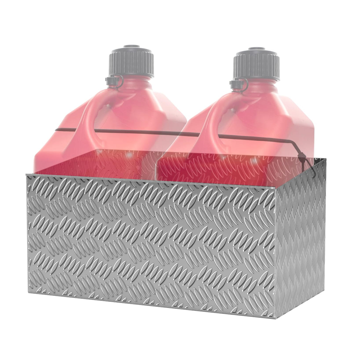 Aluminum Dual Gas Can Holder for 2 Five Gallon Jugs A1287