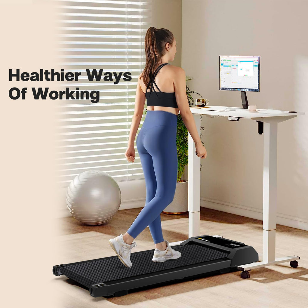 Under Desk Treadmill 2.5HP 265 lbs Weight Capacity A618