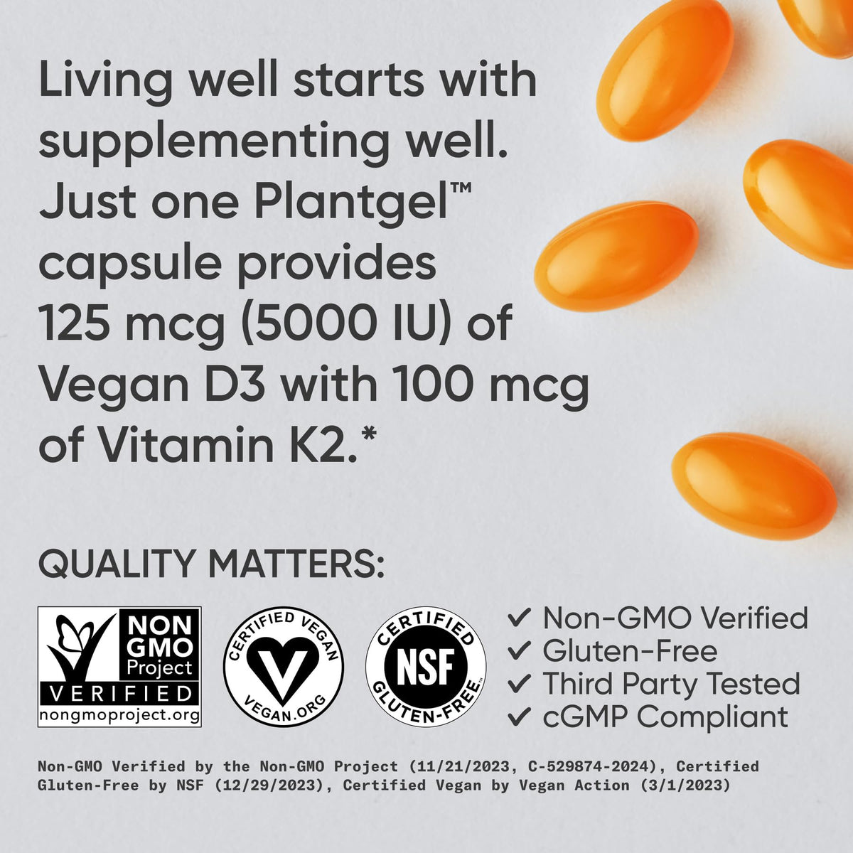 Omega-3 Cod Liver Oil 1000mg, Vitamin D 5000iu, Vitamin K 100mcg, Turmeric Curcumin Multivitamins T119027