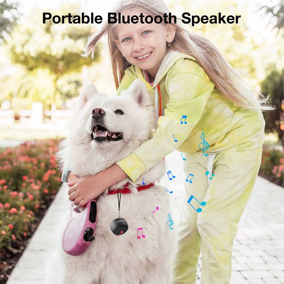 Black Mini Bluetooth Speaker with Built-in Mic O208541