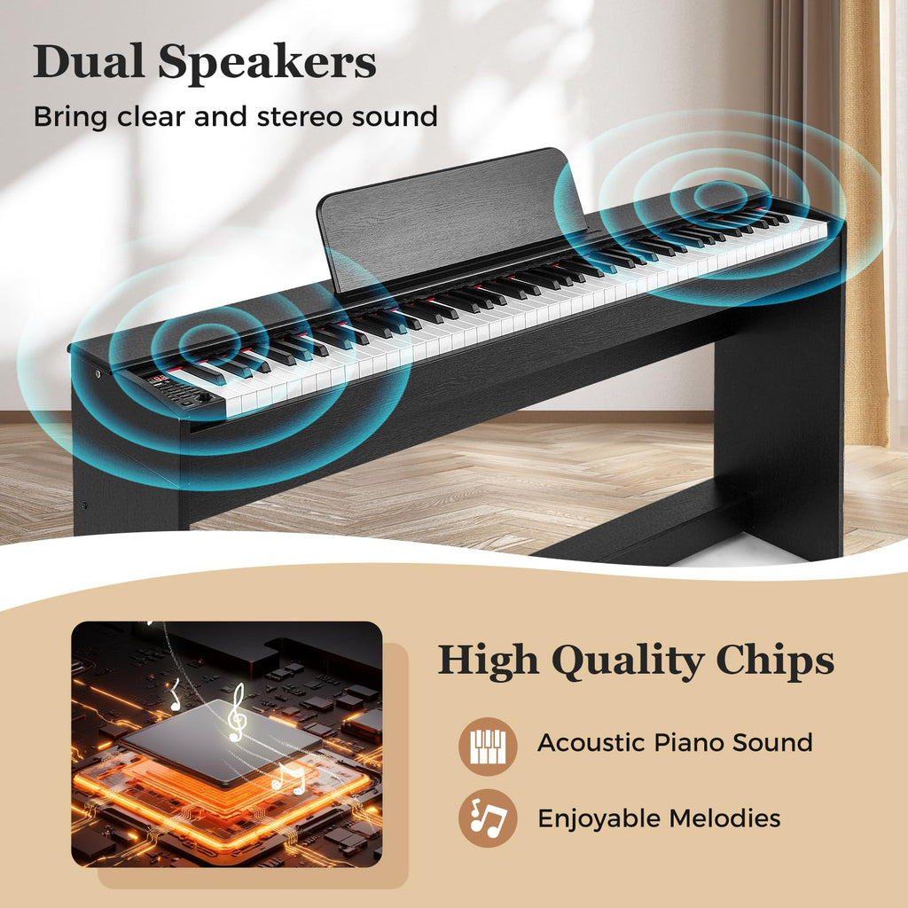 88 Key Weighted Hammer Action Digital Piano N158