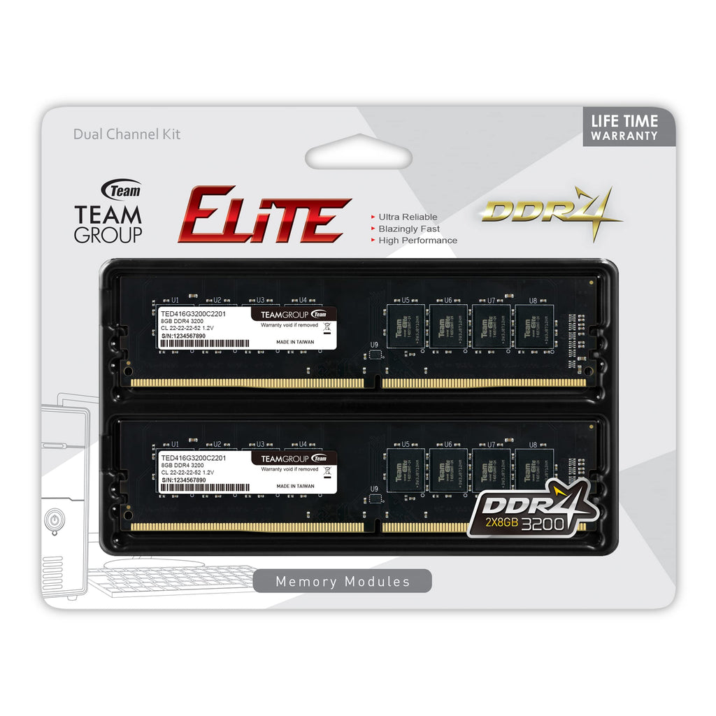 DDR4 16GB Kit 3200MHz UDIMM Desktop Memory Q910