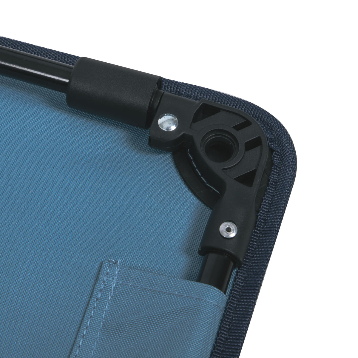 22” Square Compact Outdoor Folding Table with Cup Holders and Carry Bag X572