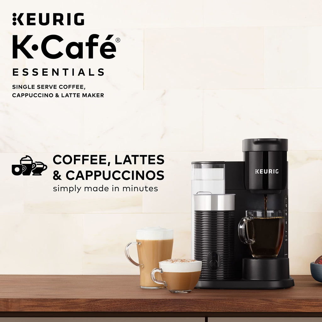 Single Serve Coffee, Latte and Cappuccino Maker, Black Y22976