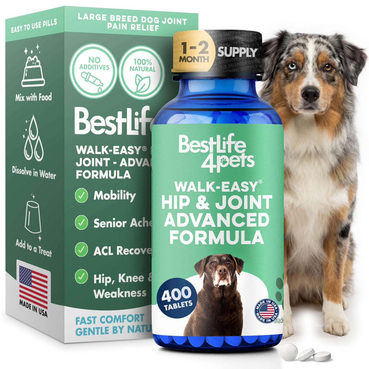 Hip and Joint Supplement for Dogs M1447