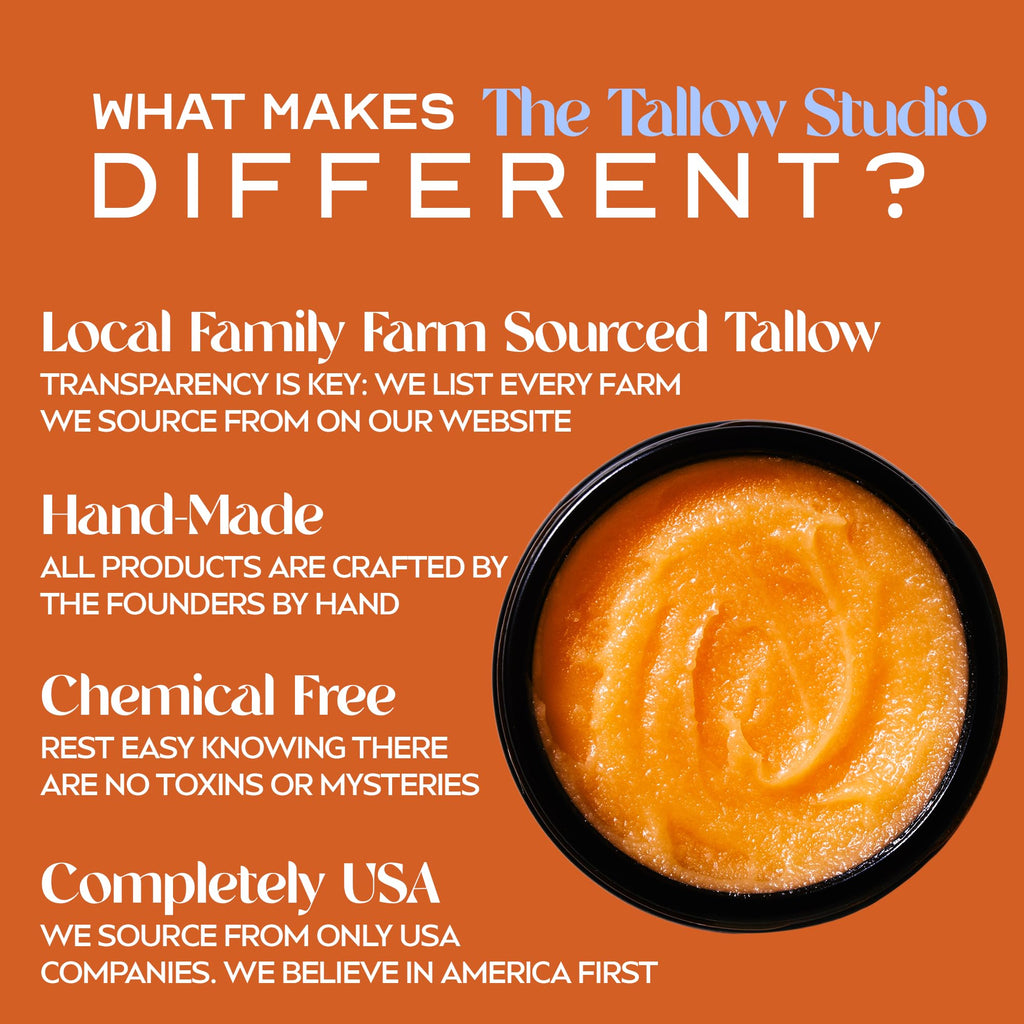 Tallow Face Balm with Cacay Oil, Frankincense & Astaxanthin 1 oz C758