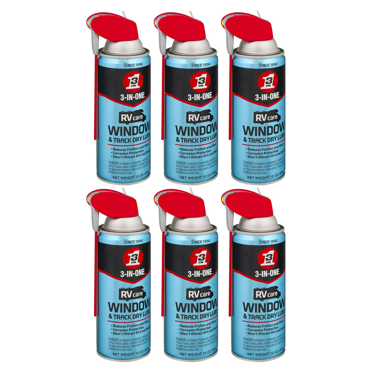 10 OZ 6-Pack Dry Lube W902