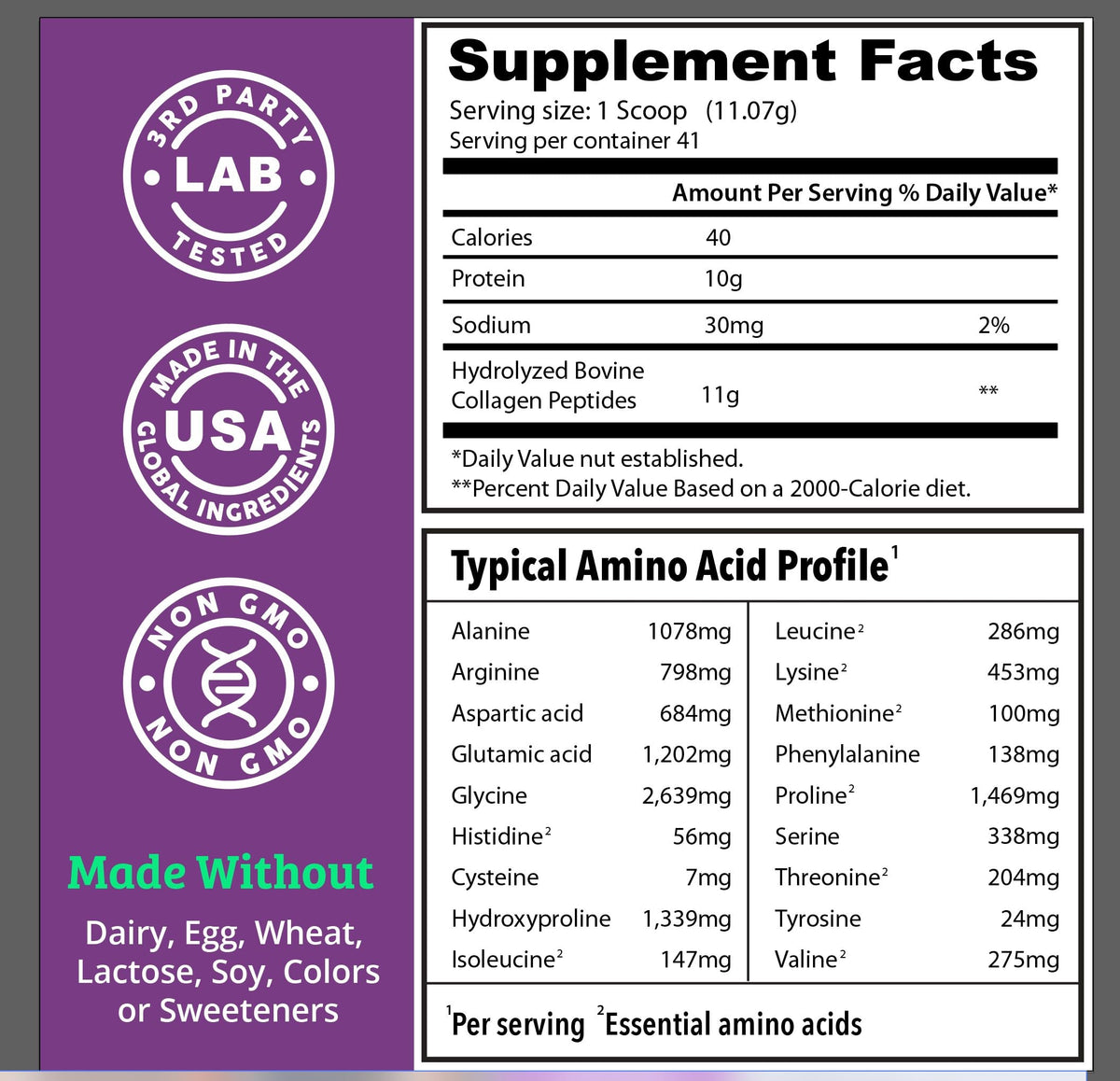 Hydrolyzed Collagen Peptides Powder X5651
