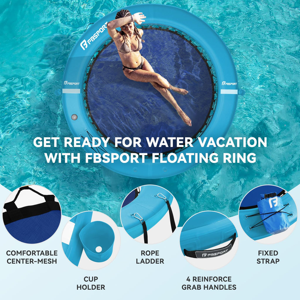 Inflatable Water Hammock Floating Ring I4533