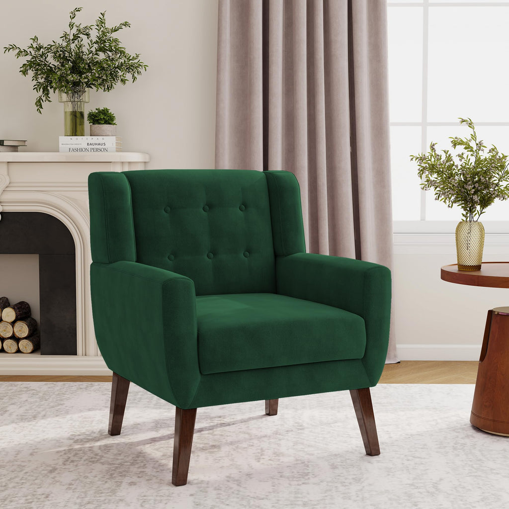 Velvet Accent Chairs Set of 2 F634