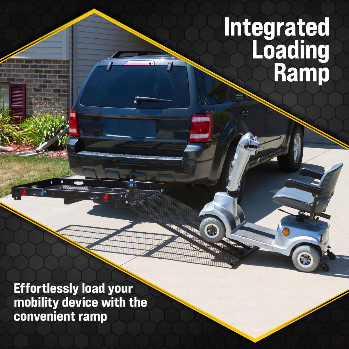 Folding Wheelchair Scooter Carrier 400 lb X128
