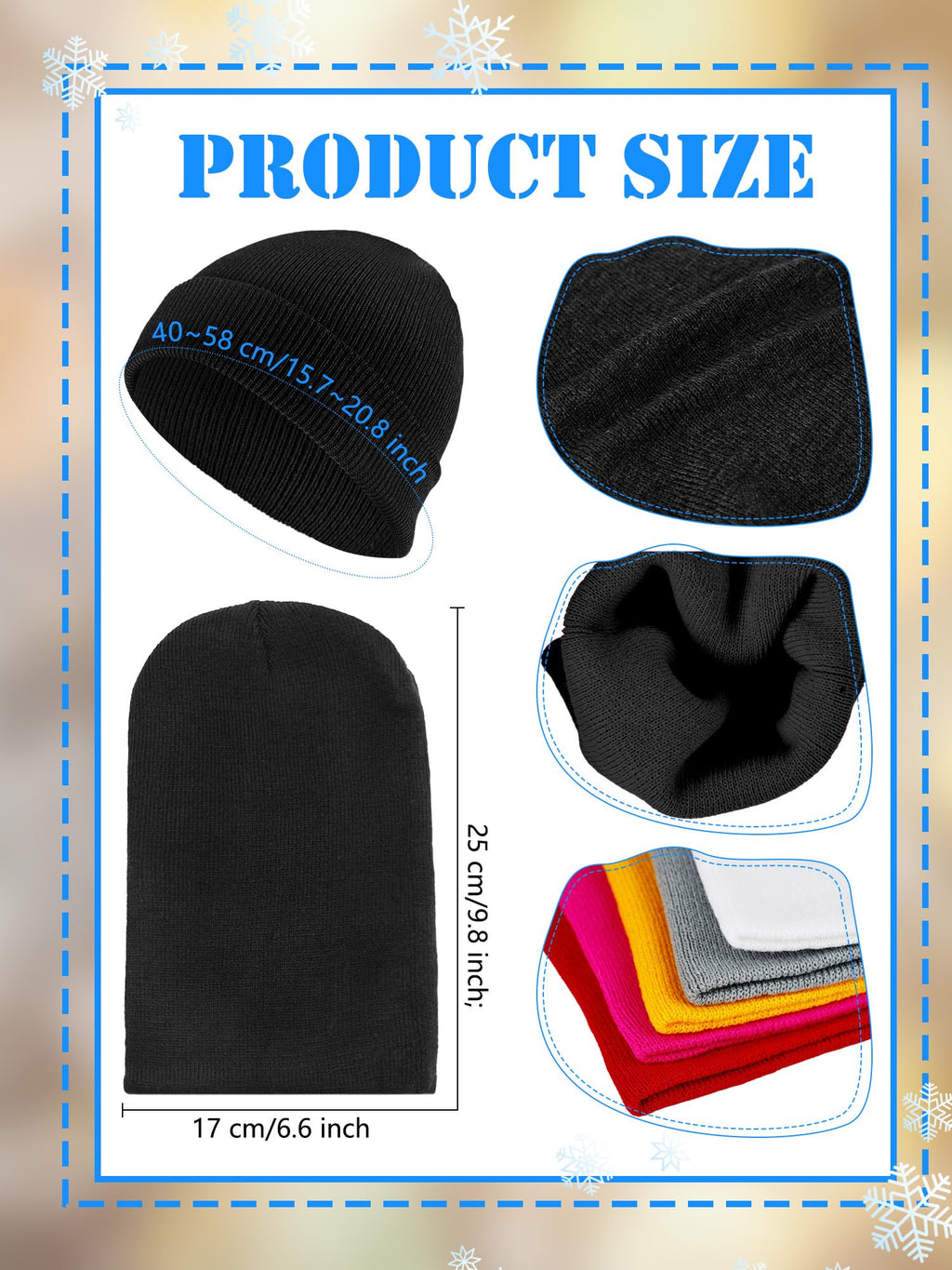 30 Pack Kids Winter Knit Beanies B9498