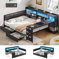 Corner Bed with Storage and Desk Y366