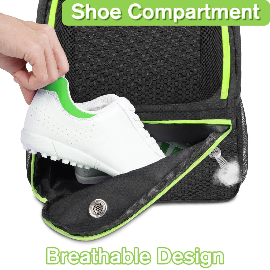 Soccer Backpack with Ball Holder and Shoe Compartment T4465