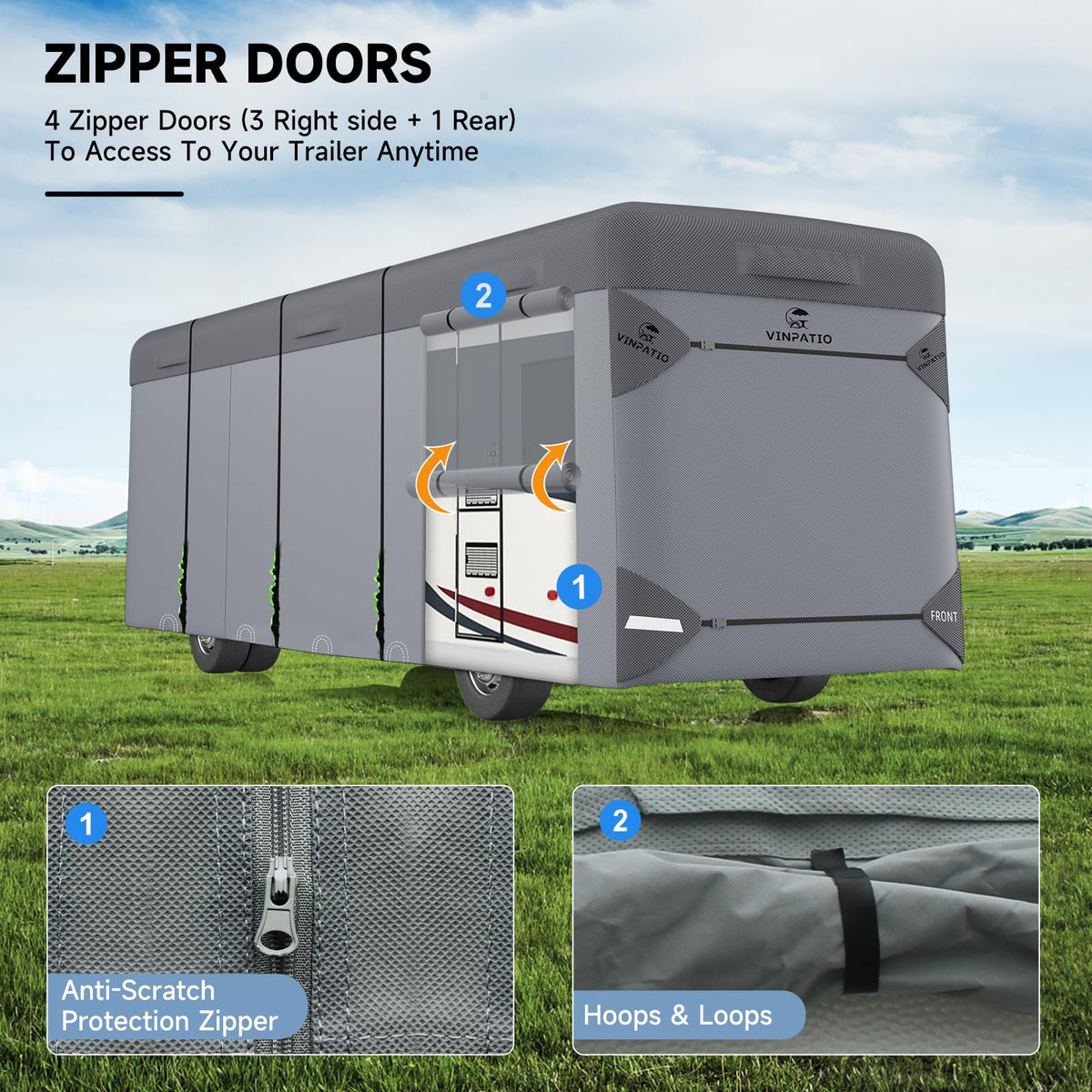 Class A RV Cover 7 Layers 31'-34' I9774