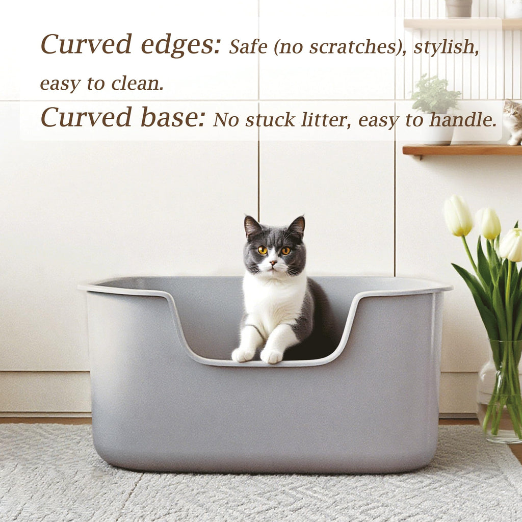 Large High Sides Cat Litter Box T554