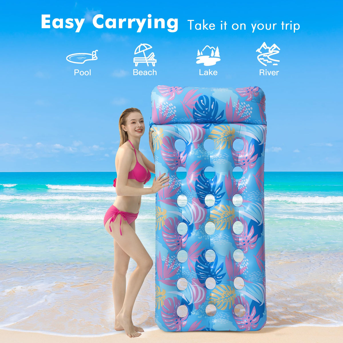 3 Pack Inflatable Pool Floats N75048