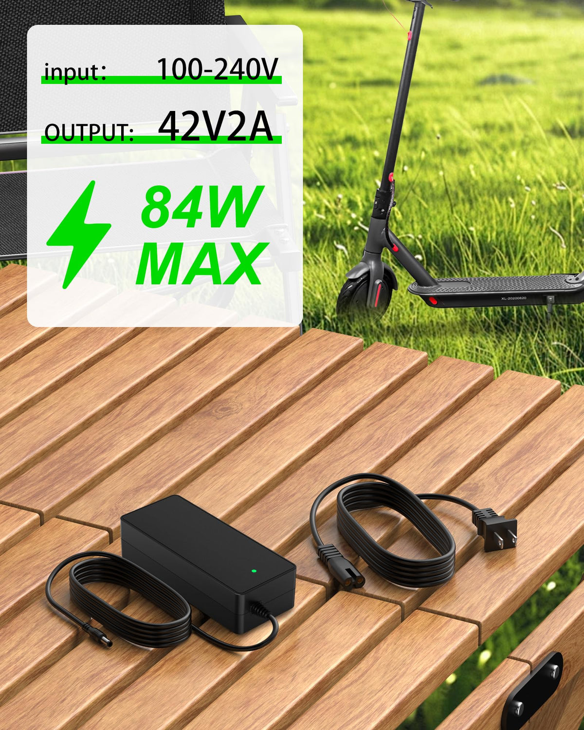 42V 2A Scooter Charger K7875