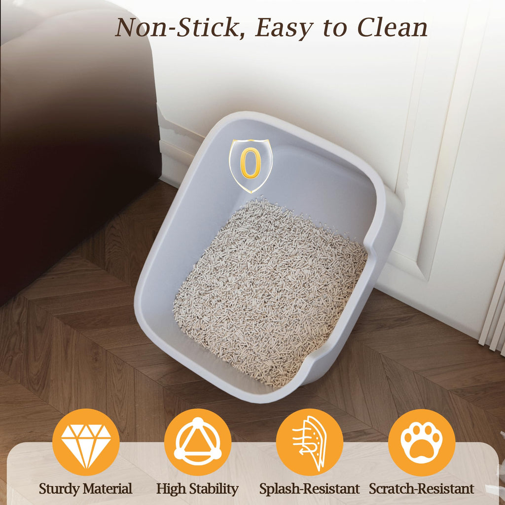 Large High Sides Cat Litter Box T554