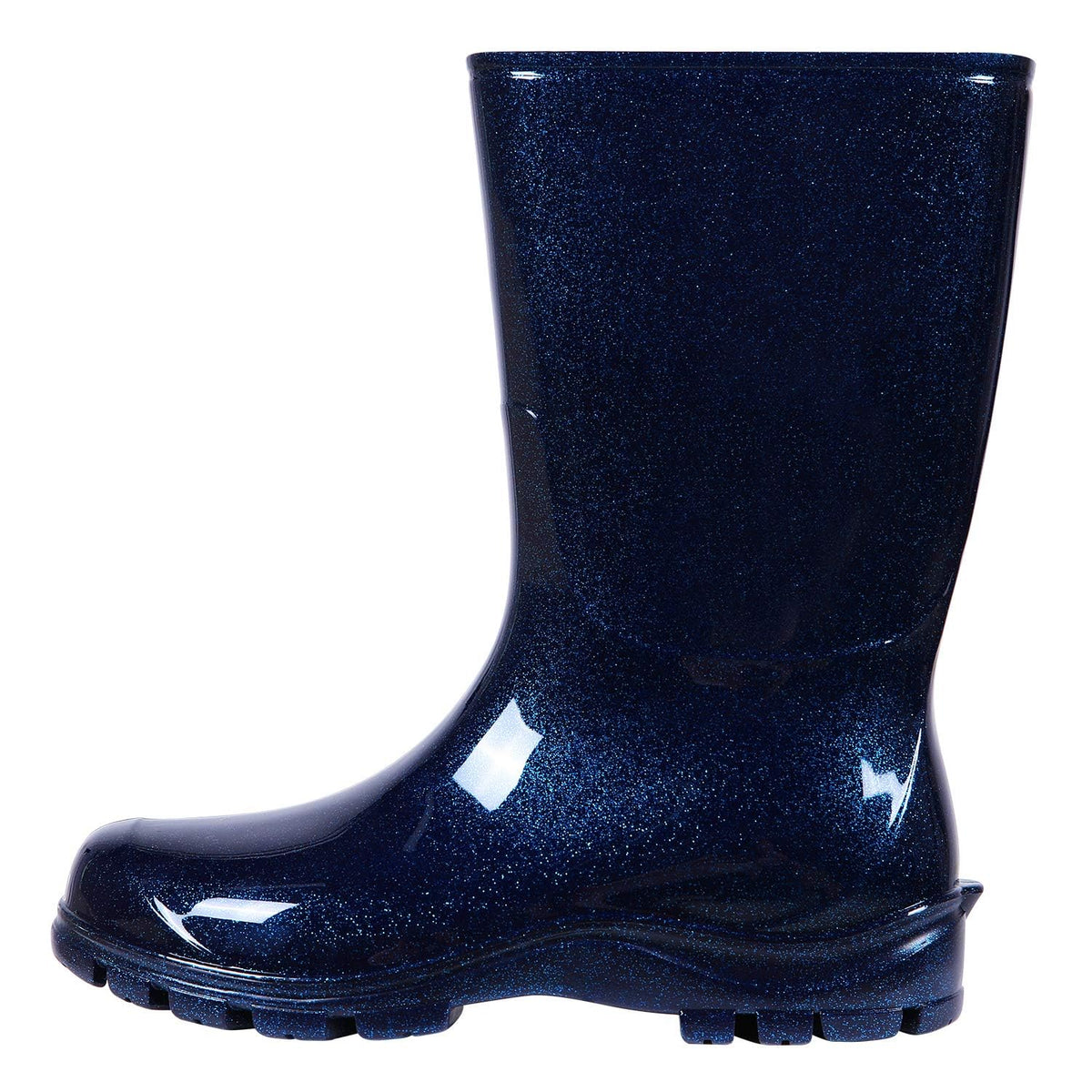 Women's Mid Calf Waterproof Rubber Rain Boots X416
