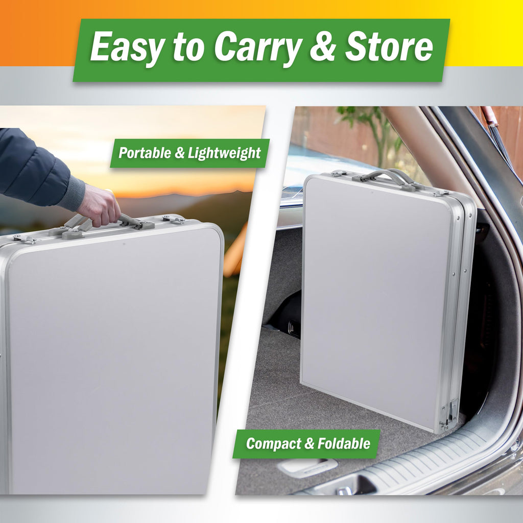 Folding Camping Table with Storage P750403