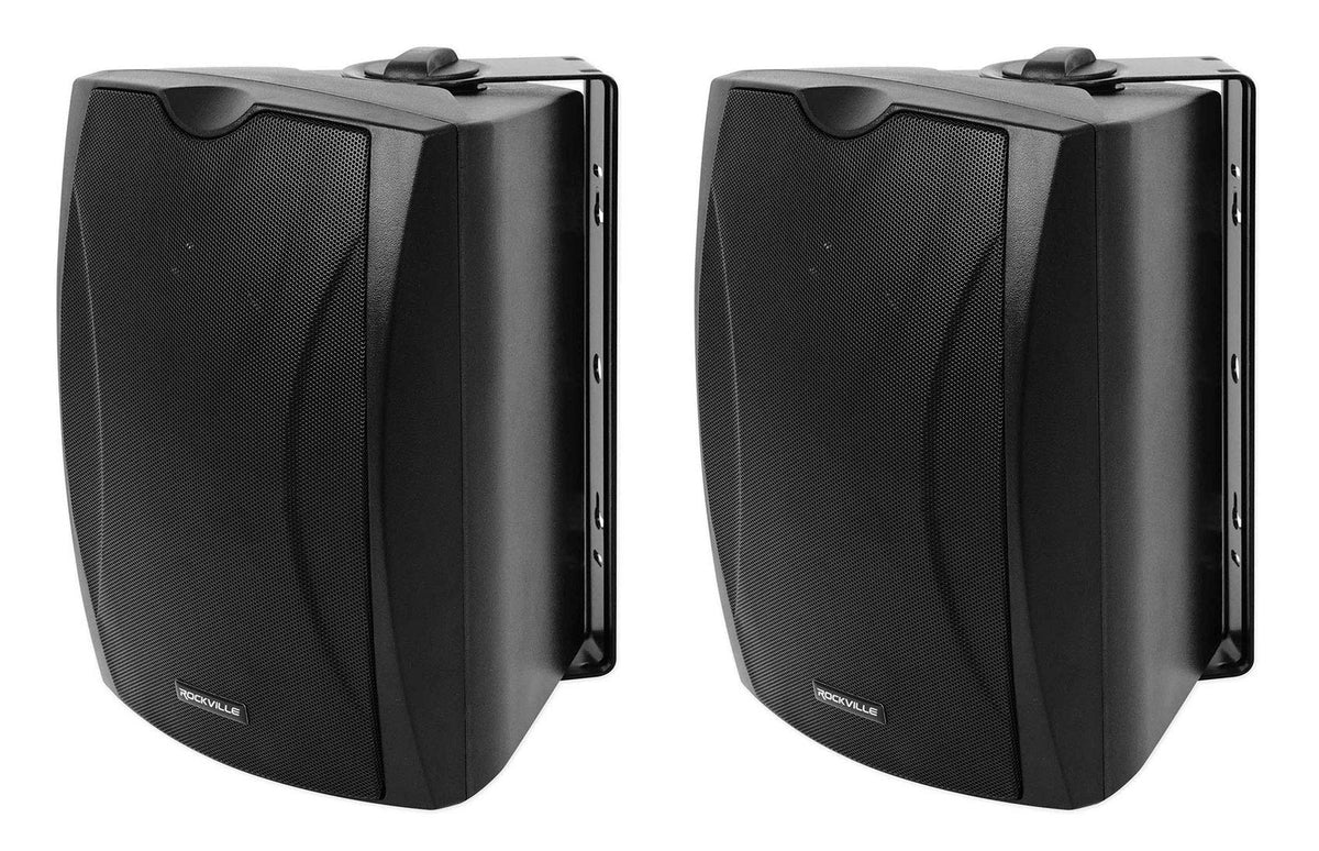 Black Indoor/Outdoor Wall Speaker, 2-Pack K152