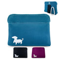 Turquoise Dog Treat Pouch with Magnetic Closure X4169