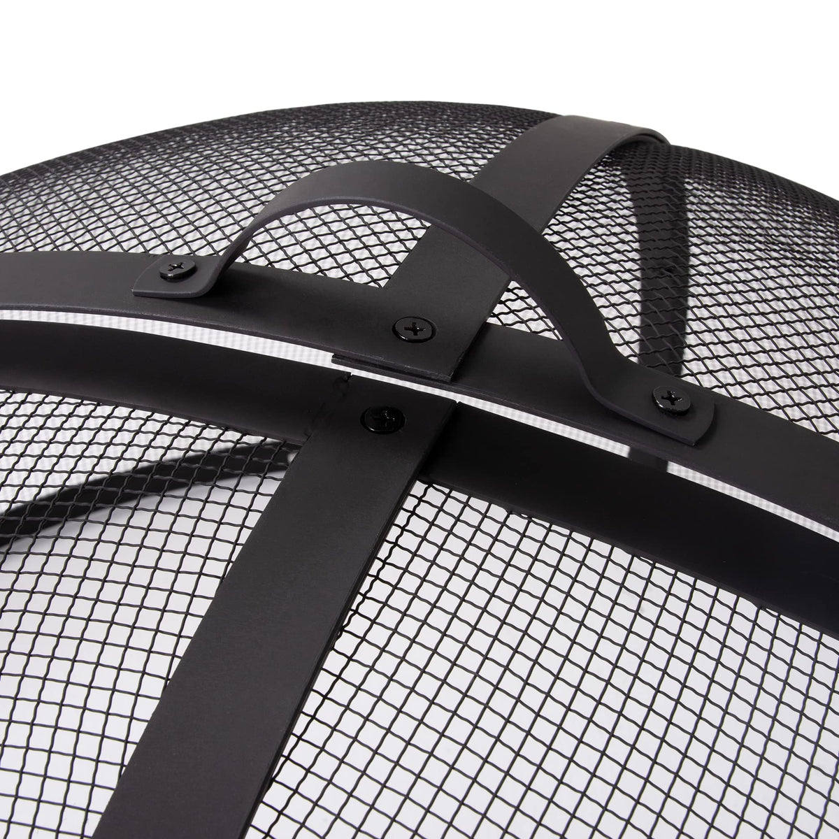32 Inch Heavy Duty Steel Fire Pit Spark Screen B41039