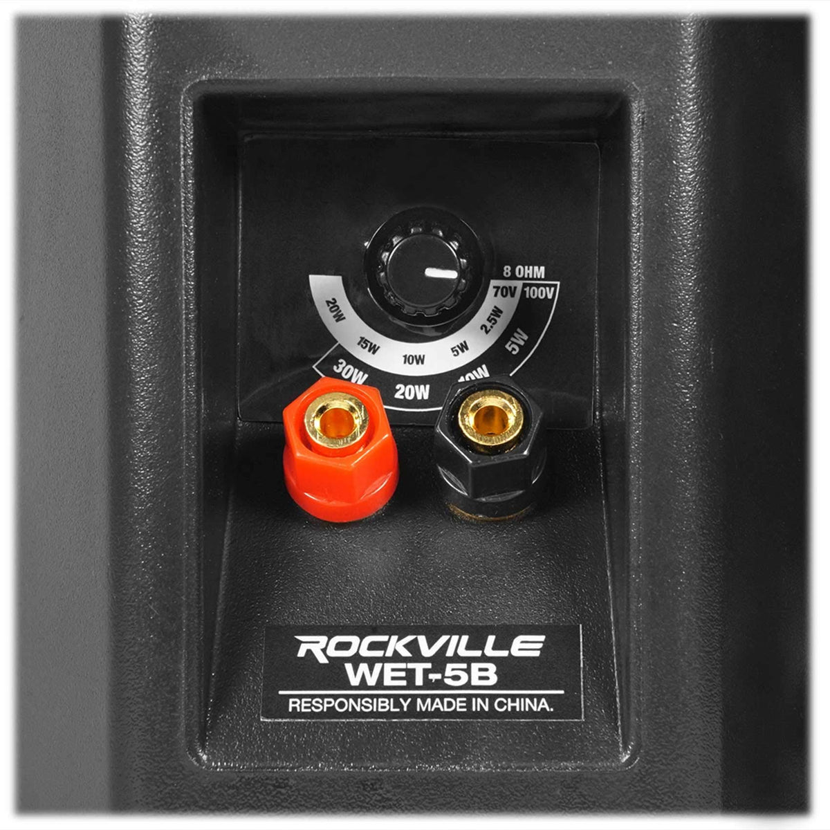 Black Indoor/Outdoor Wall Speaker, 2-Pack K152
