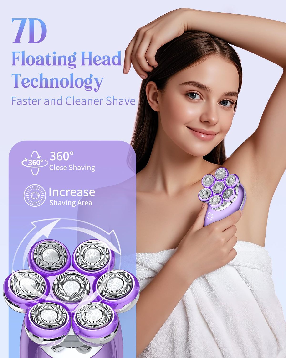 Cordless Electric Shaver for Women Z13305
